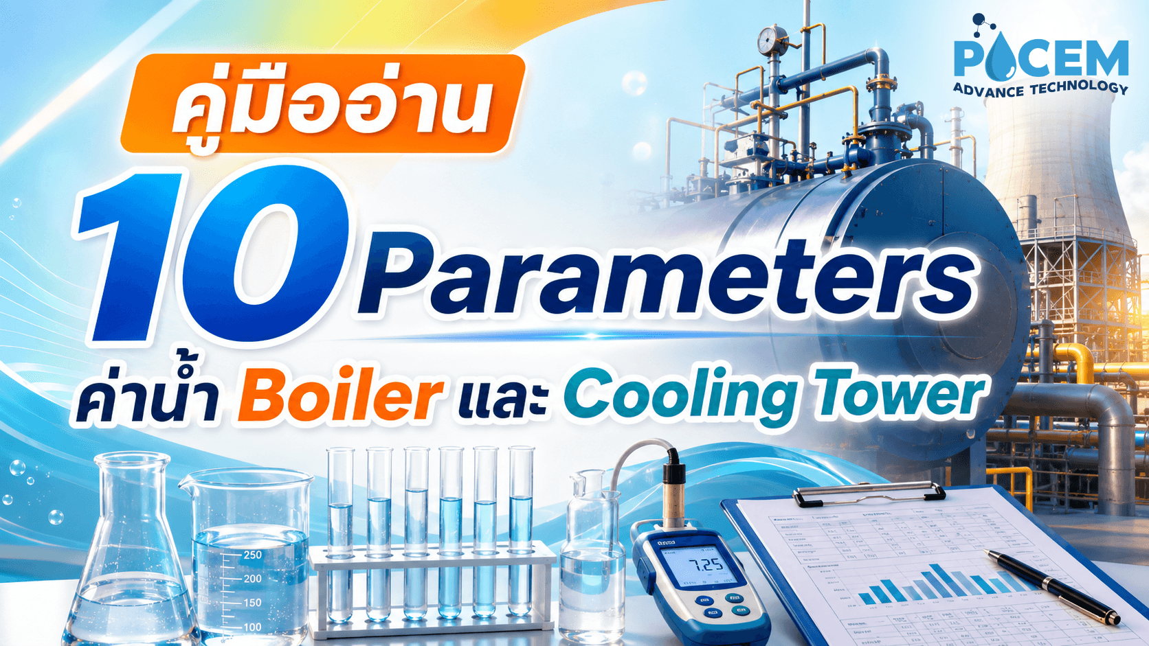 Pocemadvance_10parametersที่ควรรู้ในระบบboilerและcooling