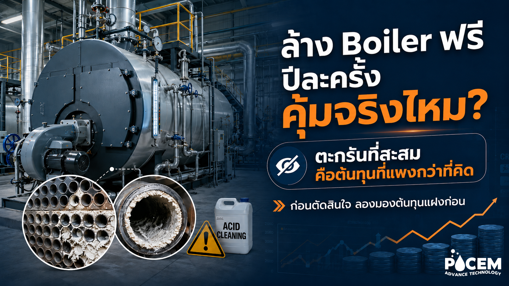 แถมล้าง Boiler ฟรีปีละครั้ง คุ้มจริงไหม?